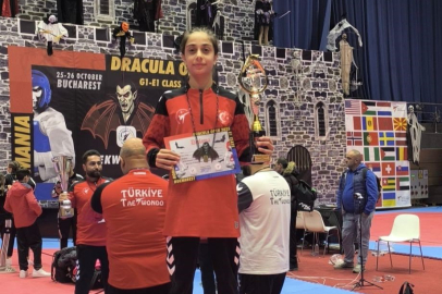 Şahinbey Belediyespor’un Altın Kızı Bükreş’te tarih yazdı