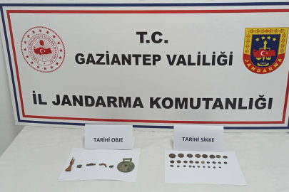 Gaziantep'te 28 adet sikke ele geçirildi: 3 gözaltı