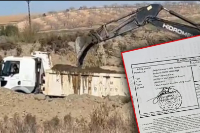 KARKAMIŞ BELEDİYESİ ADINA KAÇAK KUM CEZASI 