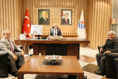 GAÜN Rektörüne Ziyarette Olumlu Gelişmeler Ele Alındı