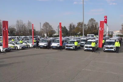 Gaziantep'te emniyet ve jandarmaya 210 yeni araç teslim edildi