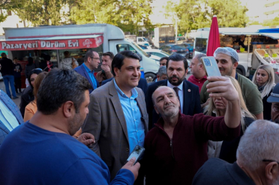 Yılmaz, pazarda vatandaş ve esnafla buluştu