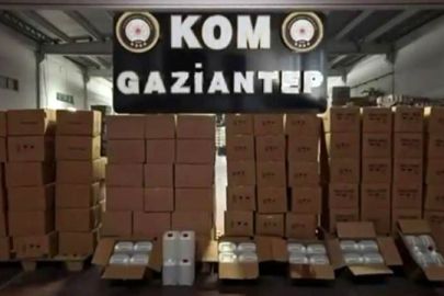 Gaziantep'te yılbaşı öncesi 4 bin 520 litre etil alkol ele geçirildi