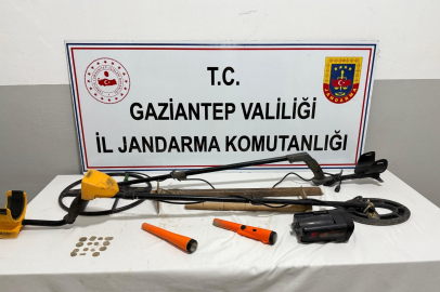 Gaziantep’te Kaçak Kazı Yapanlara Suçüstü Baskın