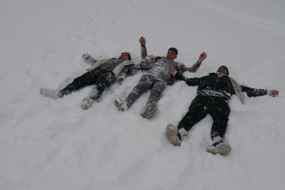 Gaziantep Beyaza Büründü, Vatandaşlar Karın Tadını Çıkardı