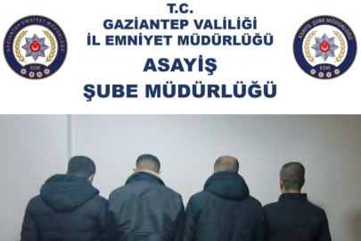 Gaziantep’te 4 Ruhsatsız Tüfek ve Uyuşturucu Yakalandı