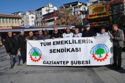 TÜM EMEKLİLERİN SENDİKASI GAZİANTEP ŞUBESİ'NDEN KAMUOYUNA 20.01.2026