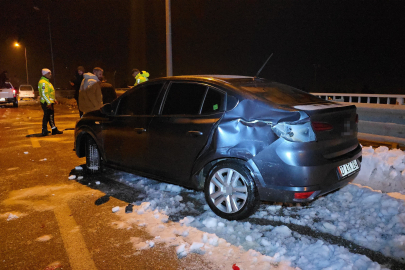 Gaziantep’te Buzlanan Yolda Kaza: 1 Kişi Yaralandı