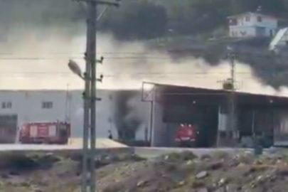 Gaziantep’te Biber Fabrikasında Yangın Paniği