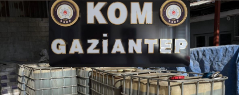 Gaziantep’te 7 Bin Litre Kaçak Akaryakıt Ele Geçirildi