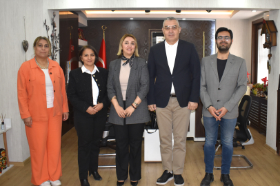 Gaziantep Kent Konseyi Başkanı Çağlayan Erdal’dan Uluslararası Gazeteciler Cemiyeti Temsilcisi Aslı Emektar’a Ziyaret