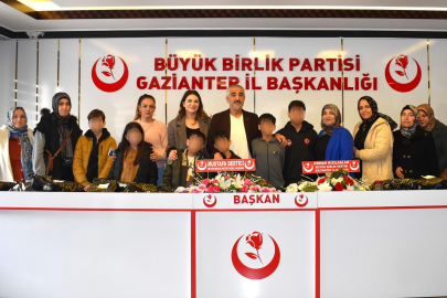 BBP Gaziantep Kadın Kolları’ndan Yetim Çocuklara Bayramlık Hediyesi