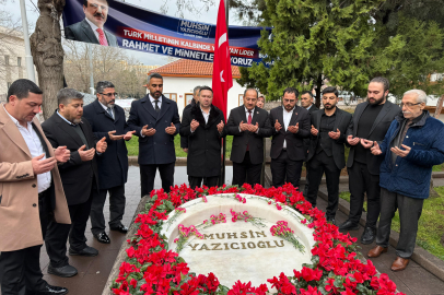 BBP Gaziantep İl Teşkilatı Büyük Birlik Partisi Kurucusu Şehit Lider Muhsin Yazıcıoğlu’nun Anma Törenine Katıldı