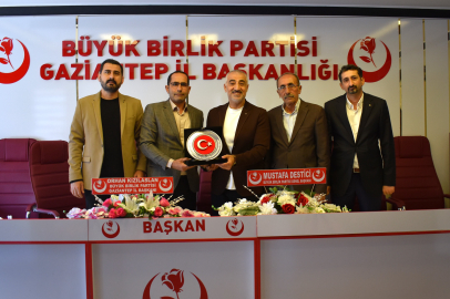 TİRYAKİ AŞİRETİ’NDEN BBP GAZİANTEP İL BAŞKANLIĞI’NA ZİYARET