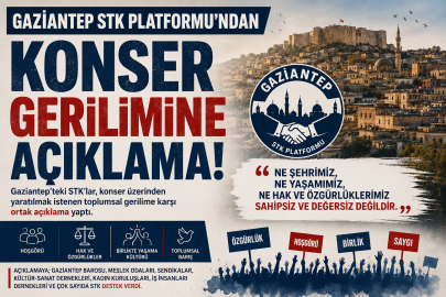 Gaziantep’te STK’lardan “Konser Gerilimi” Tepkisi