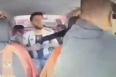 Rehin Alınan Taksicinin Cesur Müdahalesi Kameraya Yansıdı