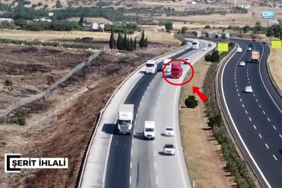 Dronlu Trafik Denetiminde Binlerce Sürücüye Ceza Uygulandı