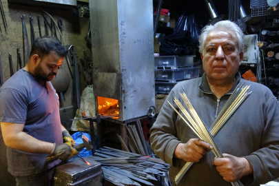 Bayram Öncesi Kebap Şişlerinde Yoğun Mesai