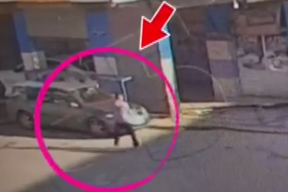 Gaziantep’te İş Yerine Pompalı Saldırı Kamerada