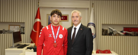 Şahinbeyli Güreşçi Saruhan Karaoğlu Avrupa İkincisi Oldu