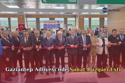 Gaziantep Adliyesi’nde Sanat Rüzgârı Esti
