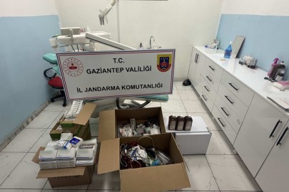 Gaziantep’te Sahte Diş Kliniğine Jandarma Baskını