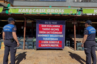 Şahinbey’de Son Kullanma Tarihi Geçmiş Ürün Satan Market Kapatıldı