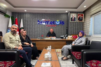 AHMET HOŞAF'A ANLAMLI ZİYARET Hak-İş heyetinden Gaziantep 2 No'lu Şube'ye övgü