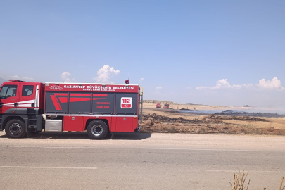 Gaziantep'te Anız Yangını Korkuttu