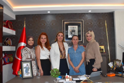 Bağbaşı Şehit Memik Ayçiçek İlkokulu Yönetimi, Uluslararası Gazeteciler Cemiyeti'ni Ziyaret Etti