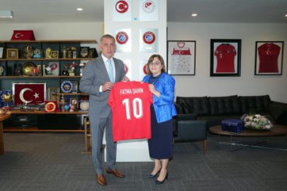 Fatma Şahin’den TFF Başkanı Hacıosmanoğlu’na Ziyaret