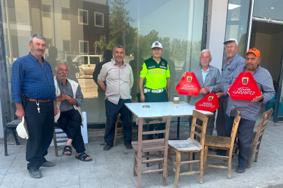 Jandarmadan Güvenli Tarım İçin Eğitim ve Reflektör Desteği
