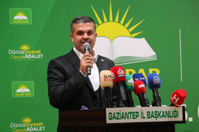 HÜDA PAR Gaziantep İl Başkanı Mustafa Kaya'dan teşekkür mesajı