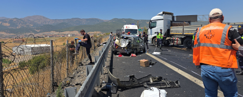 TAG Otoyolu'nda Zincirleme Trafik Kazası Can Aldı
