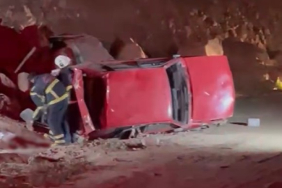 Yol Vermek İsterken Faciayı Yaşadı! 200 Metrelik Uçuruma Yuvarlandı