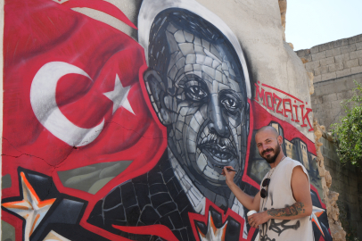 Gaziantepli Sanatçıdan Erdoğan’a 25. Yıla Özel Grafiti