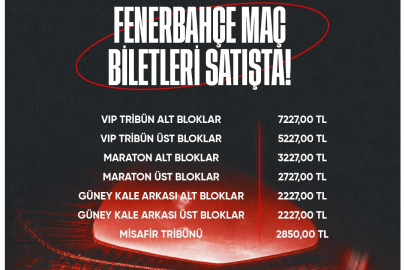 Gaziantep FK - Fenerbahçe Maçı Biletleri Satışta!