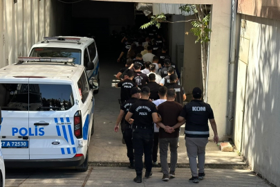 Gaziantep’te Sokak Operasyonu! 18 Şüpheli Tutuklandı