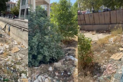 Gaziantep’in Göbeğinde Skandal Görüntü! Yarım Kalan İnşaat çöp Yuvasına Döndü