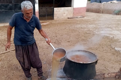 Araban’da Geleneksel Gün Pekmezi Yapımı Başladı