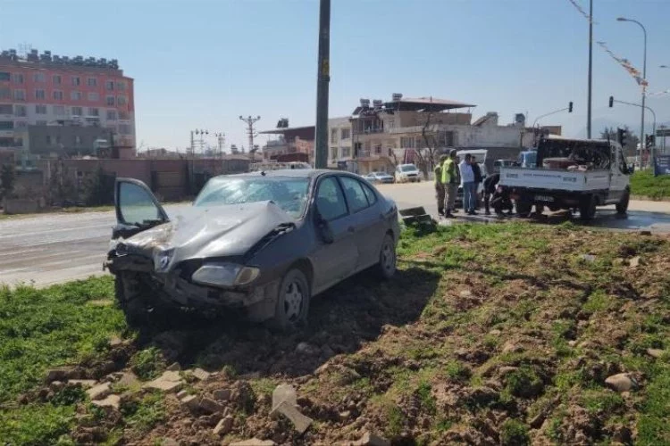Gaziantep yolunda trafik kazası: 2 yaralı